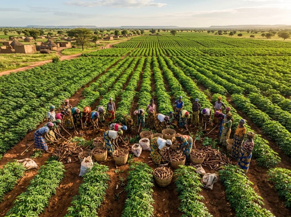 Récolte collective, la communauté agricole panafricaine